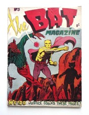 THE BAT MAGAZINE #3 - Quadrinhos de terror britânicos/reinos, 1952 arte dos desenhos animados de Glasgow, RARO comprar usado  Enviando para Brazil