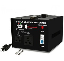Usado, Transformador conversor de tensão ROCKSTONE POWER 3000W Step Up/Down 110V/220V novo comprar usado  Enviando para Brazil