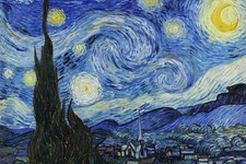 Plakat 91,5x61cm Gwiaździsta Noc, Van Gogh Vintage do Salonu na sprzedaż  PL