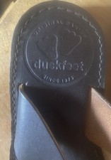 Duckfeet zehenstegsandalen gebraucht kaufen  Himbergen