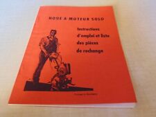 Enploi instruction spare d'occasion  Expédié en Belgium