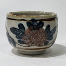 Mini vaso de cerâmica arte plantadeira xícara de chá design morango comprar usado  Enviando para Brazil
