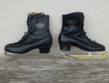 Patins glace cuir d'occasion  Dompaire
