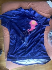 Camiseta Feminina Vintage Primal Wear Zíper Frontal Ciclismo Tamanho L Água-viva oceano marinho comprar usado  Enviando para Brazil