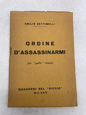 Emilio settimelli ordine usato  Borgo Mantovano
