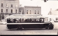 Foto RPPC Poultney VT ônibus escolar Rutland CO Vermont S of Fair Haven Vermont comprar usado  Enviando para Brazil