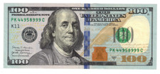 Usado, Nota de nota de 100 dólares série exclusiva # 2017 4 de um tipo comprar usado  Enviando para Brazil