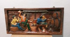Quadro legno intarsiato usato  Bari