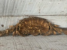 ANTIGO FRONTÃO FRANCÊS DE BRONZE ORMOLU GRANDE/CONCHA FERRAGEM DE MÓVEIS VINTAGE comprar usado  Enviando para Brazil