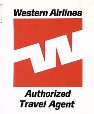 Vintage western airlines for sale  Moneta