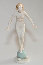Porzellanfigur dame ball gebraucht kaufen  Braunschweig