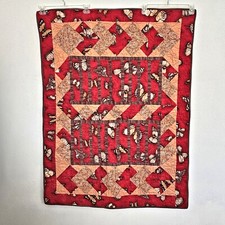 Usado, Máquina de retalhos borboleta acolchoada cabana de madeira suspensa fazenda 36x48 comprar usado  Enviando para Brazil