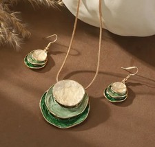 Collana donna orecchini usato  Italia