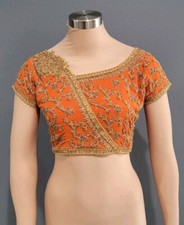 Saree orange beaded for sale  Tustin