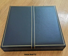 Large navy leatherette for sale  MITCHAM