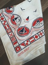 Veleiro bandana branca lenço cor rápido algodão RN14193 farol roda âncora comprar usado  Enviando para Brazil