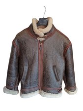 Vintage leather jacket usato  Torino