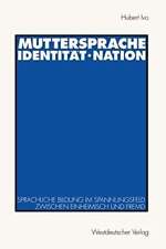Muttersprache identität natio gebraucht kaufen  Stuttgart