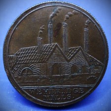 WEYBRIDGE MILLS ONE PENNY TOKEN 1812 comprar usado  Enviando para Brazil