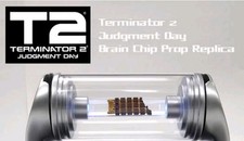 Usado, Terminator 2 T-800 réplica de chip cerebral e placa colecionáveis de Hollywood ultra raros  comprar usado  Enviando para Brazil