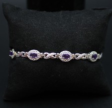 vintage bracelet amethyst for sale  LEEDS