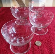 Vintage glass dessert for sale  MIDDLESBROUGH
