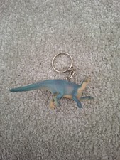 Blue dinosaur keychain for sale  RUGBY