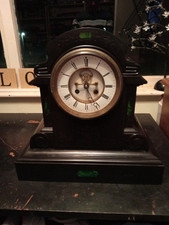 Antique slate clock for sale  KING'S LYNN