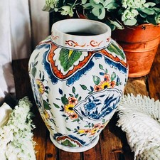 Vase faïence décor d'occasion  Lyon VII