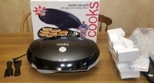 Grelha George Foreman tamanho familiar grande 144 polegadas quadradas superfície de cozinha caixa aberta comprar usado  Enviando para Brazil