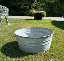 Vintage round galvanized for sale  Brockport