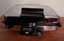 Black & Decker Grill & Waffle Baker chapa de ferro elétrica G48TD aço inoxidável comprar usado  Enviando para Brazil