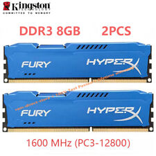 HyperX FURY DDR3 16GB 2x 8GB 1600 MHz PC3-12800 Desktop RAM DIMM 240pins comprar usado  Enviando para Brazil