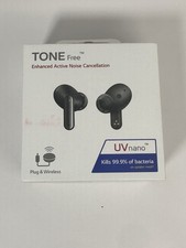 Caja y accesorios para auriculares Bluetooth LG Tone Free UV FP9 negros segunda mano  Embacar hacia Mexico