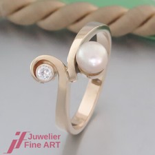 Schnäppchen ring perle gebraucht kaufen  Moers