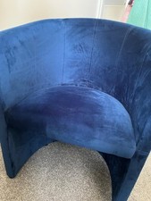 Oakengates blue armchair for sale  HORLEY
