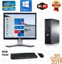 Computador desktop FAST Dell Optiplex Win 10 Dual Core 250GB WiFi 8GB Office 2019 comprar usado  Enviando para Brazil