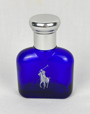 Ralph Lauren Polo Azul Masculino Colônia Eau de Toilette 1,35 oz 30 ml Vazio Recarregável, usado comprar usado  Enviando para Brazil