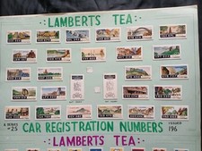 Lambert tea cards for sale  GRIMSBY