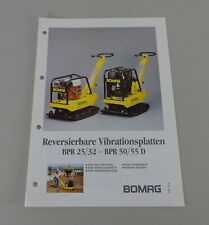 Prospekt broschüre bomag gebraucht kaufen  Jever