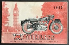 Matchless range motorcycle for sale  LEICESTER