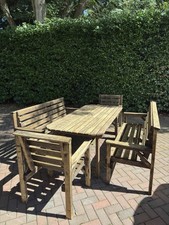 Wooden outdoor dining for sale  TUNBRIDGE WELLS