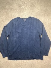 Pull bleu maille d'occasion  Erstein