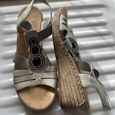 Rieker sandals wedge for sale  BRISTOL