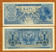 Indonésia, 1 rúpia, 1956, P-74, UNC menina javanesa comprar usado  Enviando para Brazil
