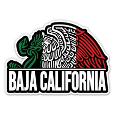 Adesivo de Vinil Baja California México MX Bandera - SELECIONE O TAMANHO comprar usado  Enviando para Brazil