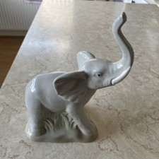 Grey porcelain elephant for sale  BRIGHOUSE