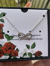 Infinity pendant necklace for sale  DENNY