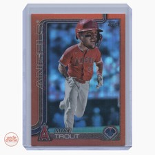 2025 Topps Mike Trout Big Head variação laranja SSP #200 24/25 comprar usado  Enviando para Brazil