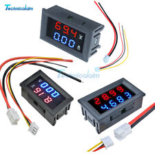 DC 100V 10A/50A Voltmeter Ammeter  Dual LED Digital Volt Amp Meter Gauge 3/4 Bit comprar usado  Enviando para Brazil